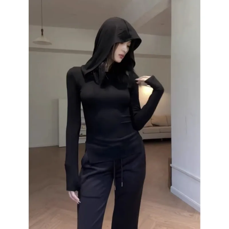 Толстовка в стиле American Spice Girl Wasteland осенняя новая черная высококачественная