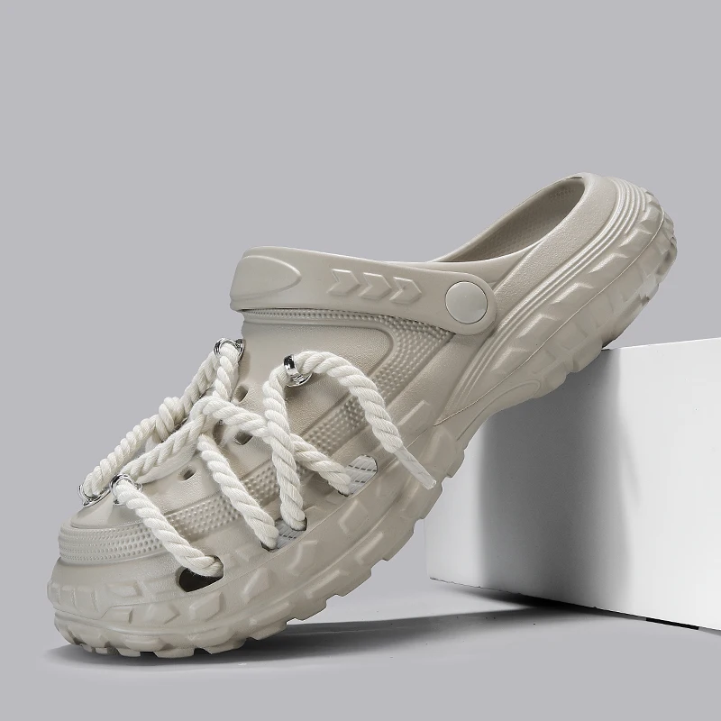 Сандалии мужские из ЭВА на толстой подошве дизайнерские Водонепроницаемые