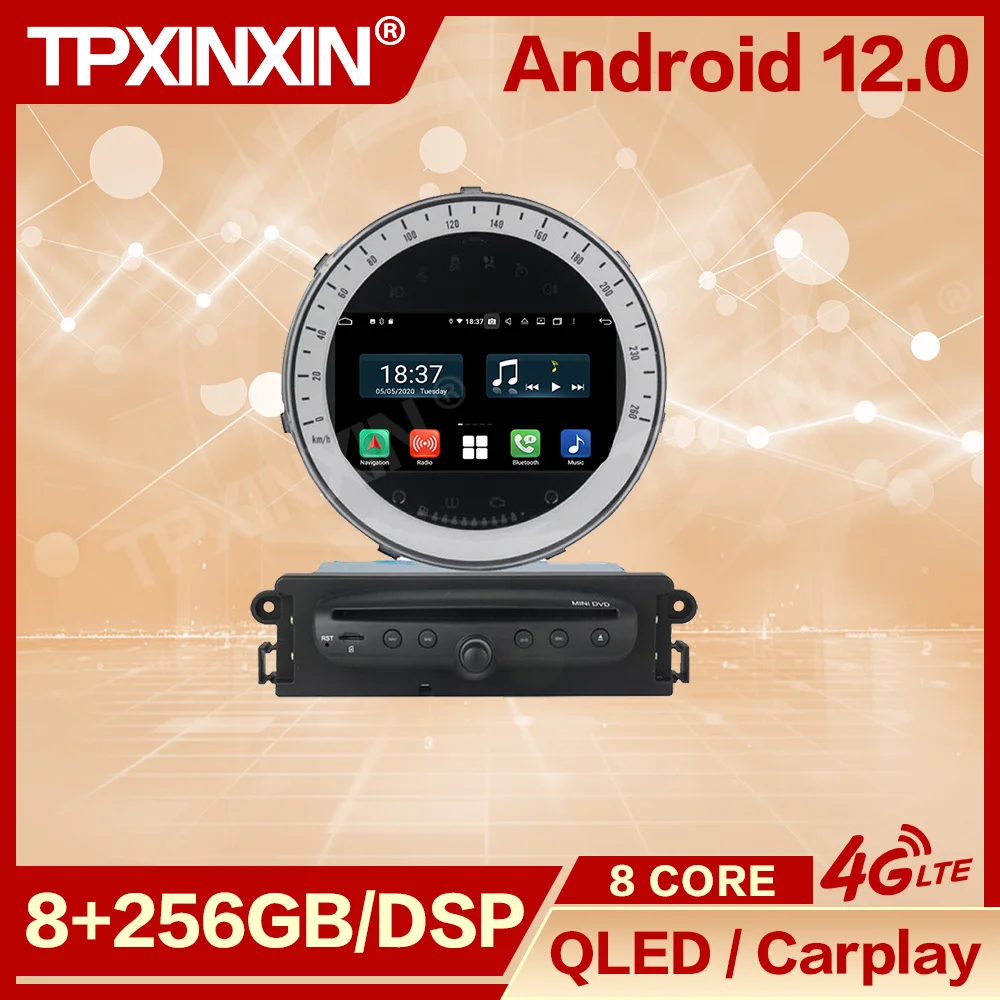 

Android 12 Automotive Multimedia For BMW MINI COOPER 2006 2007 2008 2009 2010 2011 2012 2013 Radio Coche With Bluetooth Carplay