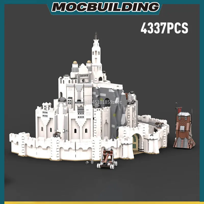 

Moc Magic Movies Castles The White City Building Block Set Architecture MOC-104144 Bricks Model Constructor Toys Children Gifts