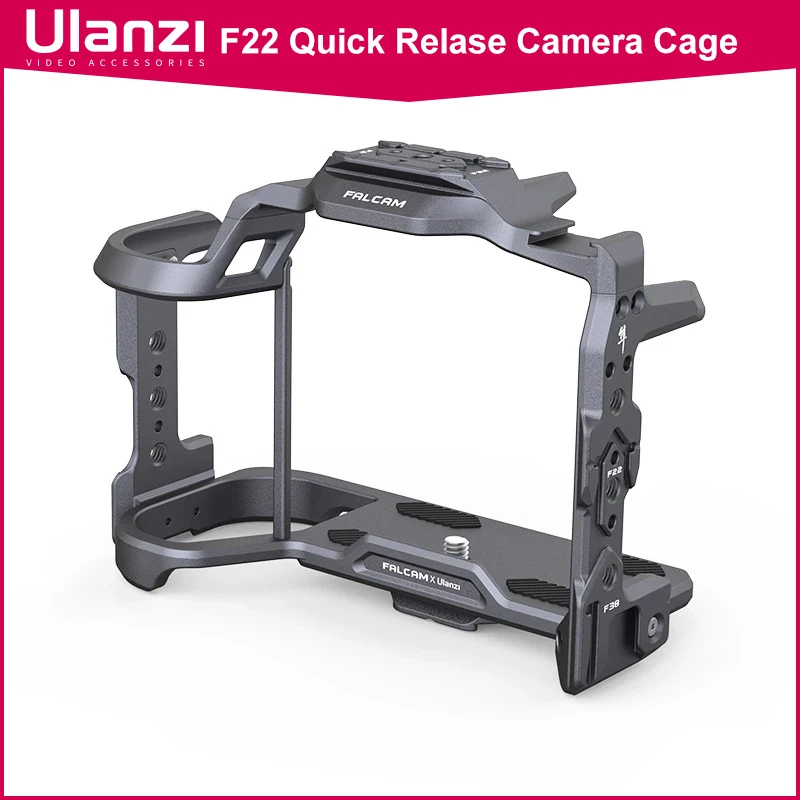 Ulanzi Falcam F22 Quick Relase Plate Camera Cage Rig for Canon R5/R6 Sony A7M3 A7R4 A1 Nikon Z5 Z6 Z7 II Camera Handle Kit