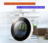 new best selling ht 501 digital indoor 25ppm carbon dioxide mini co2 meter data logger with clock alam oem odm obm