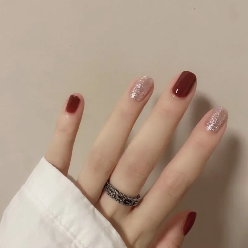 24 шт./коробка поддельные ногти для женской фототерапии |