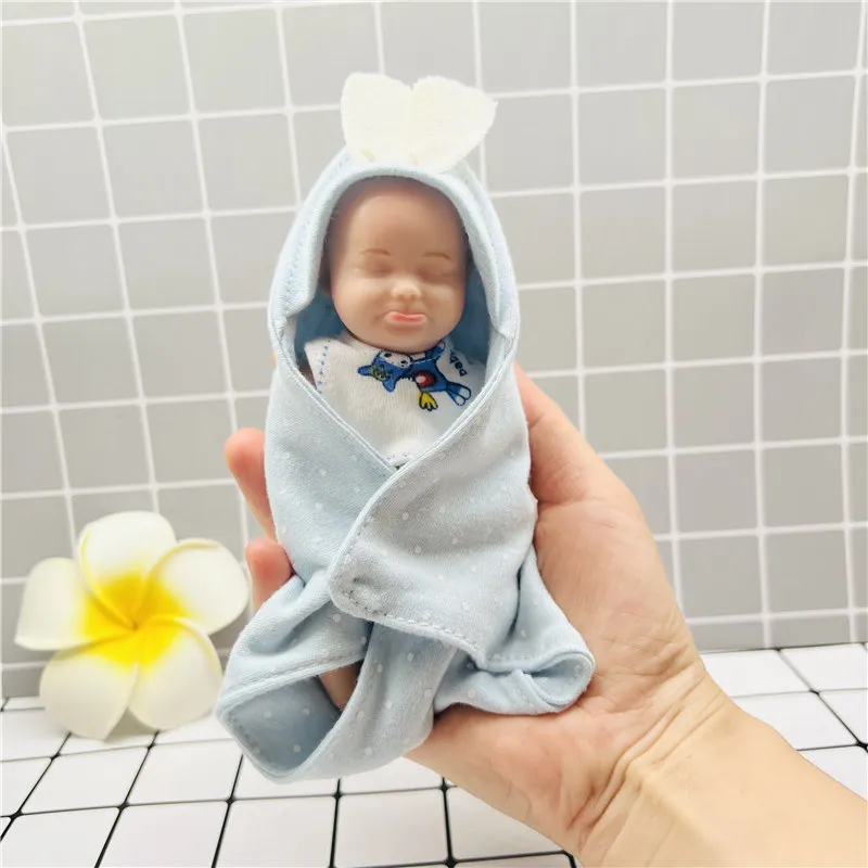 Кукла новорожденная 6 дюймов одежда силиконовая для маленьких девочек и