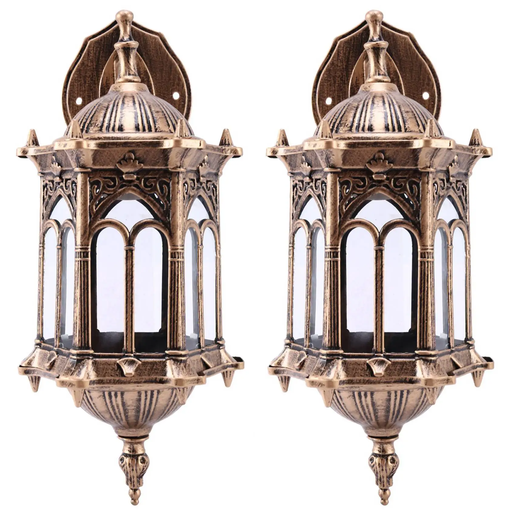 

2X Wall Light Lamp Decor Garden Home Doorway Corridor Villa Sconce Lighting Lantern Lamp Vintage