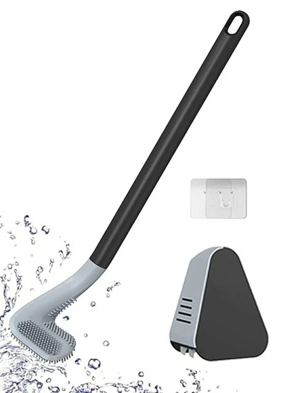 

New in Brush Drying Holder Silicone Bristle Golf Brush For Bathroom Storage Organization Bathroom Cleaning Tool WC Accessories e
