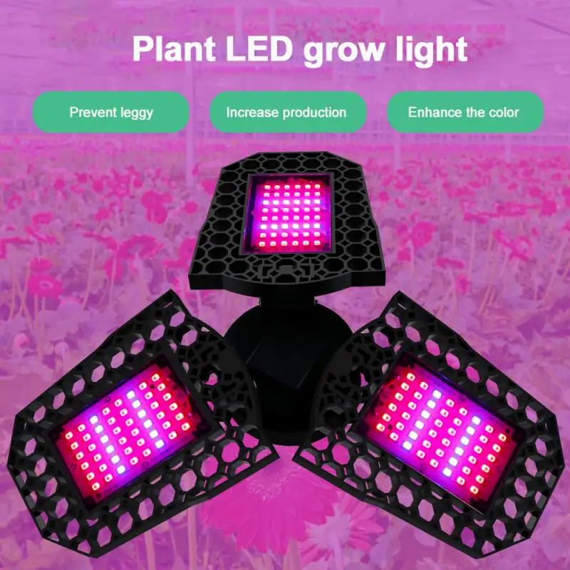 

LED Grow Light Phyto Lamp E27 108-144 LED Full Spectrum Floodlight Indoor Outdoor Greenhouse Plant Hydroponic Plant Spotlight