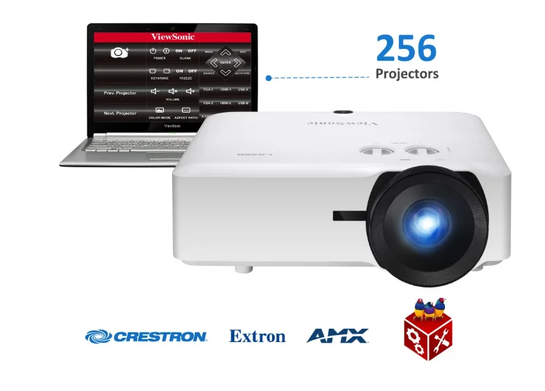 Фото Лазерный проектор Viewsonic LS920WU, 6000 люмен, WUXGA, поддержка двойного 4K, оптический зум 1.6x, с поддержкой интернета, HIFI-проектор для образования №3