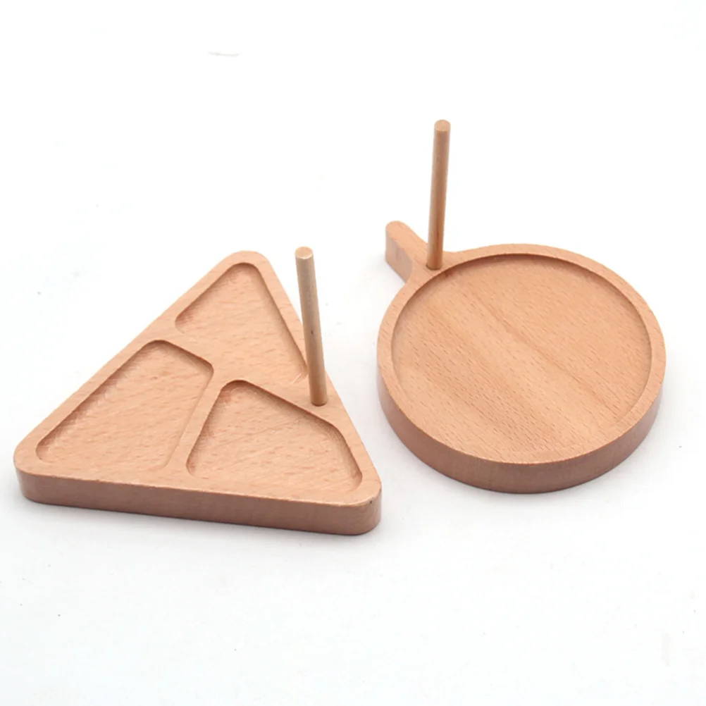 Держатель для вязания крючком кольцо из нитки шерстяная шпуля стойка пальцев