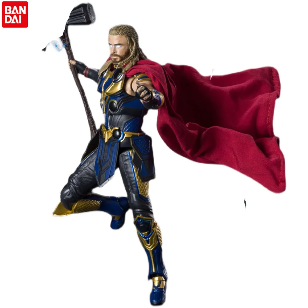 Pre Sale Bandai Marvel S.H.Figuarts Thor: Love and Thunder Anime Figure Action Model Figurals Brinquedos Collction Toy Gift Boy