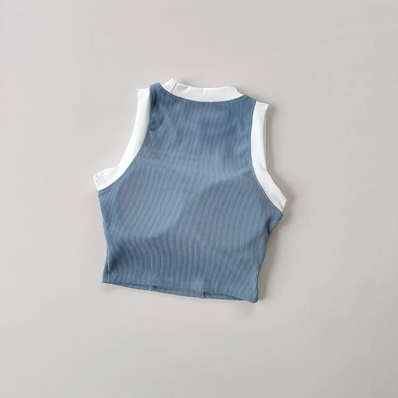 2023 New Yoga Vest Women Sports Bra Gym Fitness Seamless High Impact Padded Underwear Vest Running Bras Workout Top Sports Tops