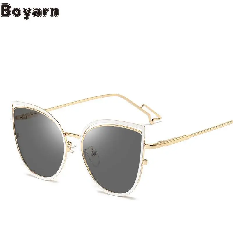 

New Export Cross-border Cat's Eye Ocean Anti-blue Color-changing Sunglasses Fashion Glasses Men's And Women's Sun Glasses