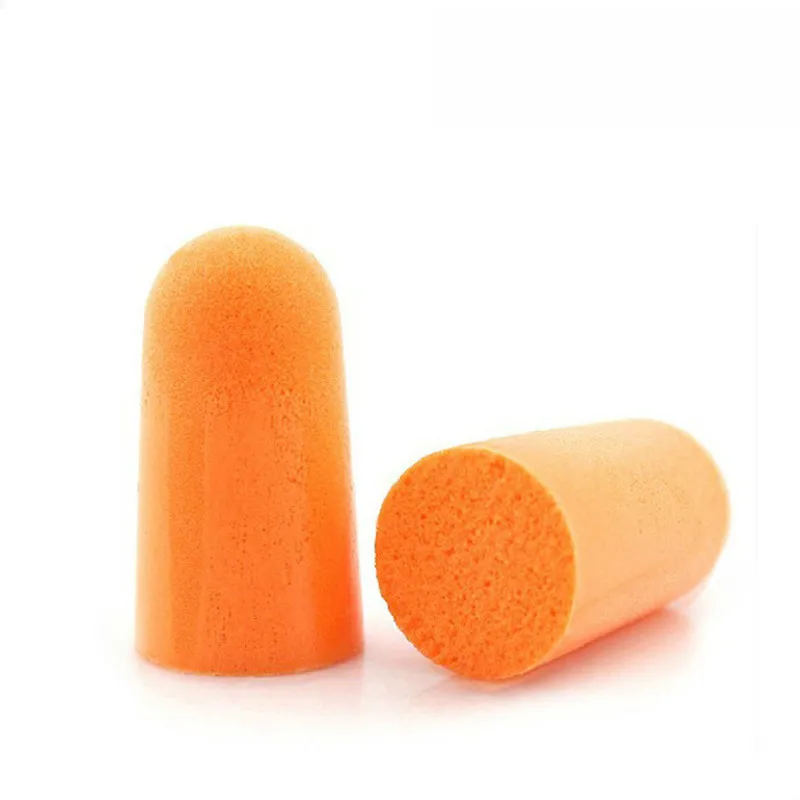

10 Pairs of Soft Orange Foam Earplugs Travel Sleep Earplugs Travel Sleep Noise Reduction Home Sleep Gadgets Party Favors