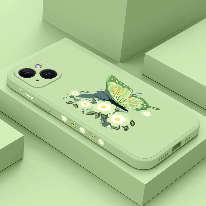 

Patterned Butterflies Phone Case For iPhone 14 13 12 11 Plus Pro Max Mini X XR XS SE2020 8 7 6 6S Plus Cover
