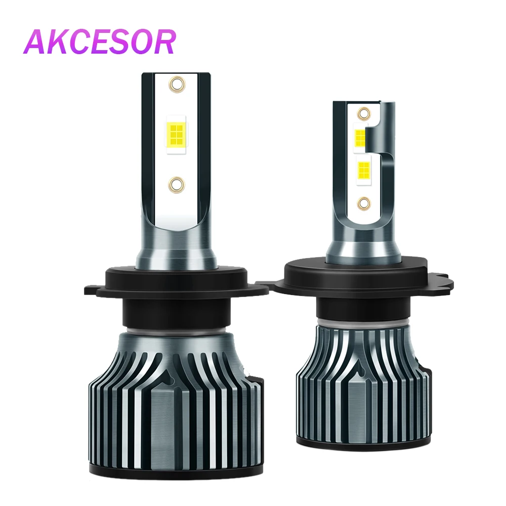 2 шт. лампы для автомобильных фар H4 H7 H1 H11 H8 H9 9005 9006 9008 HB4 6000K 3570 CSP 60 Вт лм