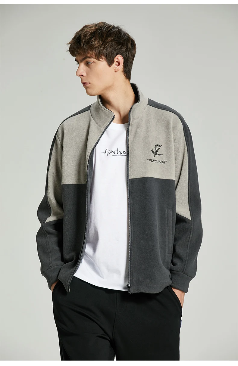 

Мужская теплая куртка с бархатным воротником на осень и зиму 2121