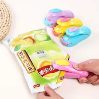 multiple colors portable mini sealing machine food plastic envelop machine snack plastic bag sealer household manual heat sealer