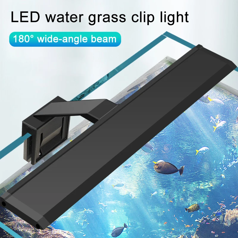 

Fish Aquarium Super Plants Slim Aquarium Light Aquatic Grow Clip Lamps Lamp Lighting Lights Tank