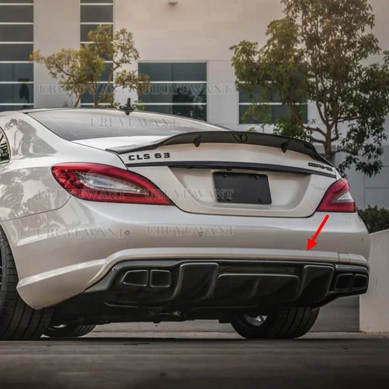 Для Mercedes Benz CLS Class W218 CLS350 CLS63 бампер AMG диффузор заднего багажника из углеродного