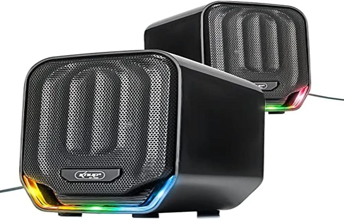 

2023 new Caixa de Som 6W KP-7032 para PC preto