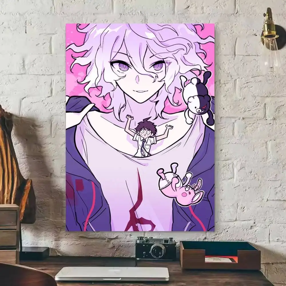 Фото Постер Nagito Komaeda Danganronpa, водонепроницаемая HD-наклейка на стену, самоклеящаяся, с принтом №2