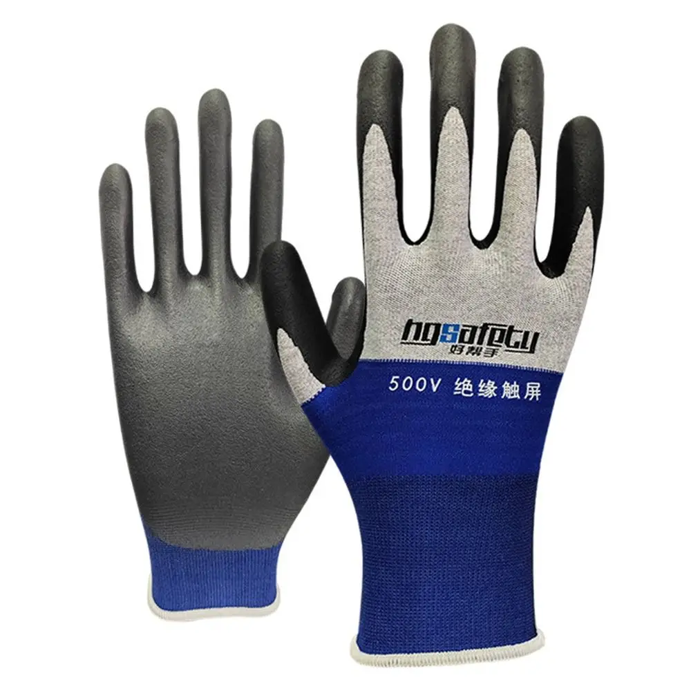

Ультратонкие изоляционные перчатки электрика, выдерживающие напряжение 400 В/500 В, промышленные изоляционные перчатки с нитриловым сенсорным экраном