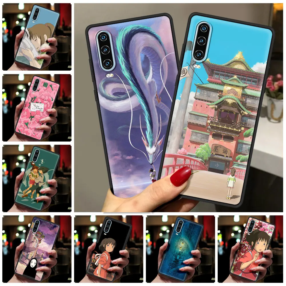 

Spirited Away Anime Phone Case For Huawei P50 P40 P30 Lite E P20 Pro Y9 Y7 Y6 2019 P Smart 2021 Z Y6p Y7a Y9s Cover Funda Coque