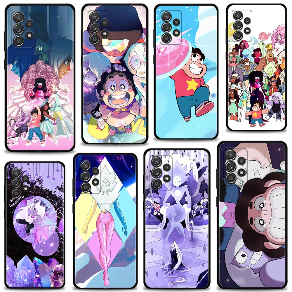 

Phone Case For Samsung Galaxy A52 A12 A02s A71 A21s A31 A41 A51 A72 A32 4G A73 A53 A33 A23 A13 Luxury Comics Steven Universe