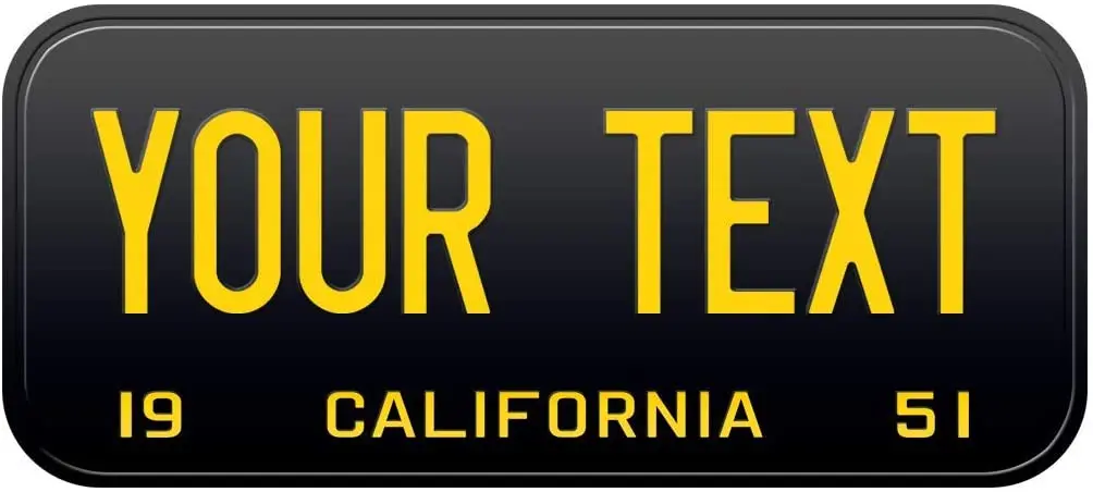 1951 старая Калифорнийская винтажная Ретро американская Лицензия номерной знак