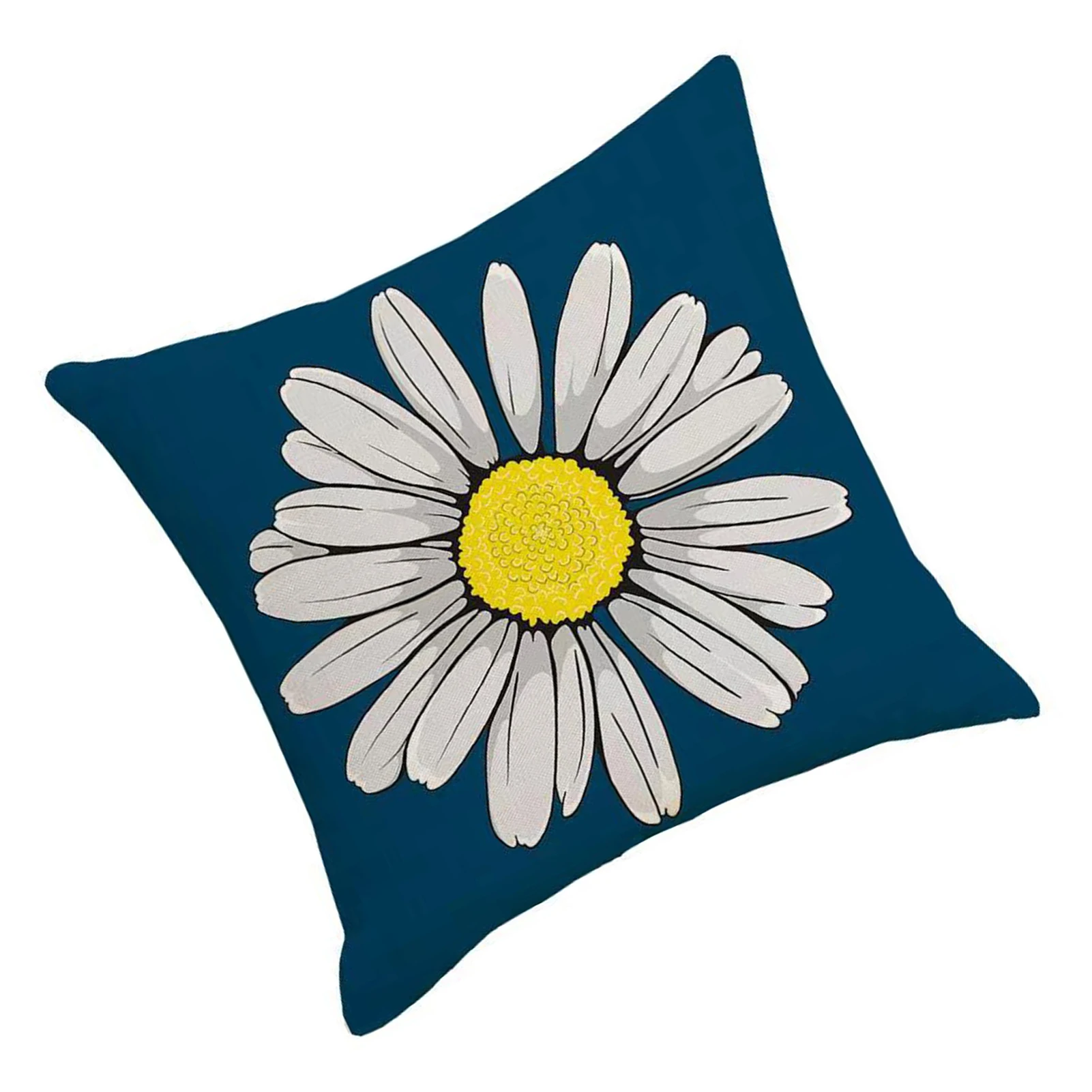 

Квадратная красочная наволочка для подушки в спальню, подушка с принтом цветов и букв для спальни, балкона, автомобиля