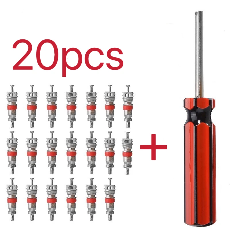 20 шт. инструменты для удаления сердечника клапана автомобильных шин вставка с