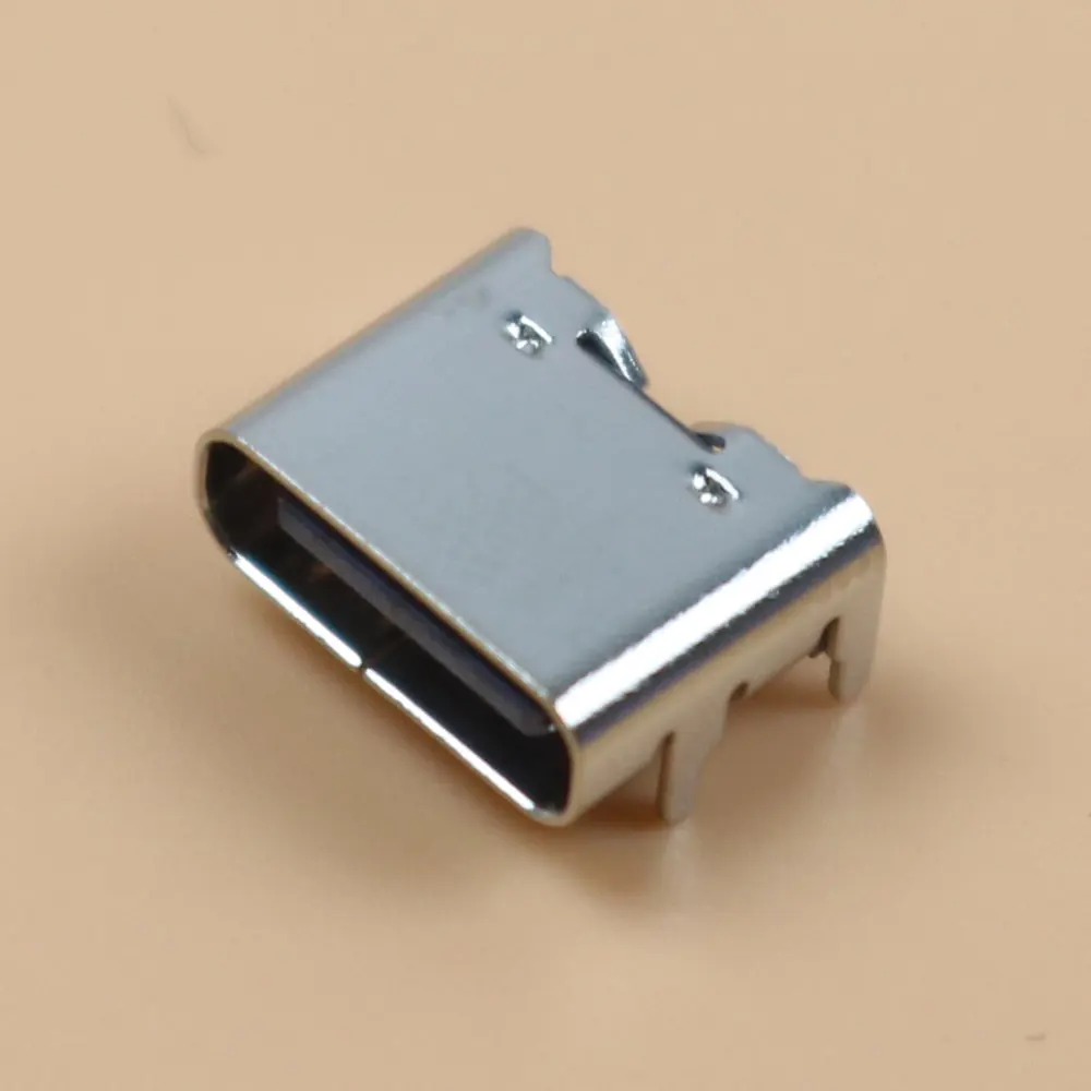 Фото 10-50 шт. новый 6-контактный разъем SMT Micro USB Type C 3.1 гнездовой разъем SMD DIP для дизайна печатной платы DIY сильноточная зарядка №4