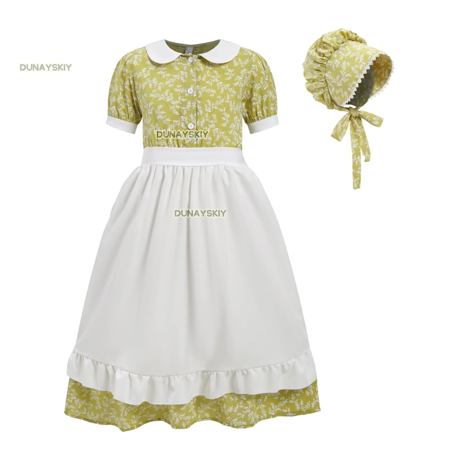 Колониальное платье для женщин викторианский винтажный костюм прерии-пилигрима