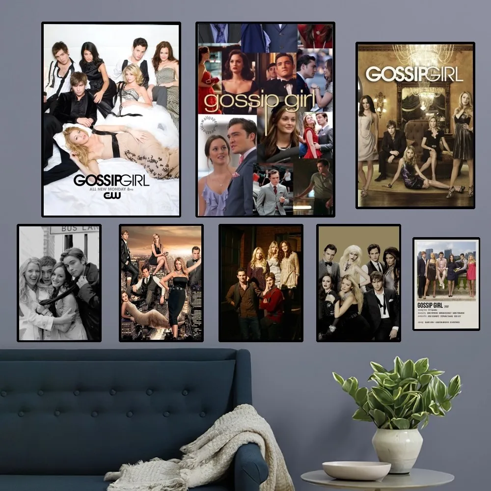 Классический современный постер фильма для телевизора G-Gossip G-Girls мультяшная тема