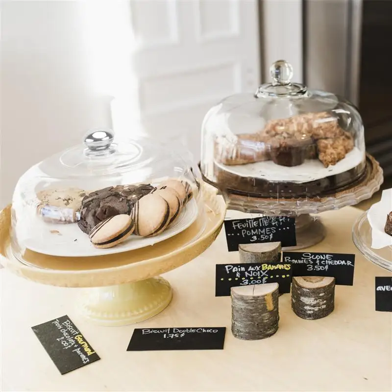 

Cake Plate Plastic Cover Transparent Cover Dust-proof Food Cover Snack Tray Cover Cake Cover Dessert Table Display Stand Tray