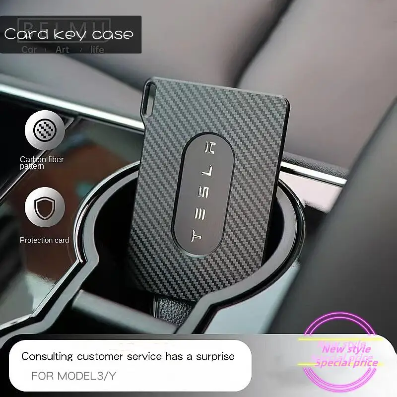 

New For Tesla Keyset Model 3 ModelY Sensor Switch Door card Protection Cover MOdel X Smart Chip Induction Modification Shell