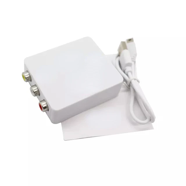 

RCA AV To HDMI-compatible Composite Adapter Converter AV2HDMI Adapter For TV PS3 PS4 PC DVD Xbox Projector with USB Cable