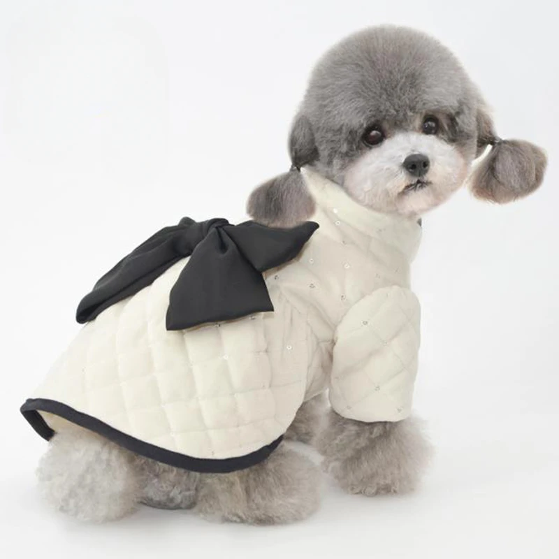 Пальто на хлопковой подкладке для маленьких собак Teddy Bixiong корейская