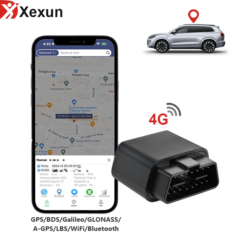Фото GPS-трекер для автопарка 2026: 2G/4G, миниатюрный, OBD2, с мониторингом топлива, Wi-Fi, ГЛОНАСС, Bluetooth и системой защиты от угона №1