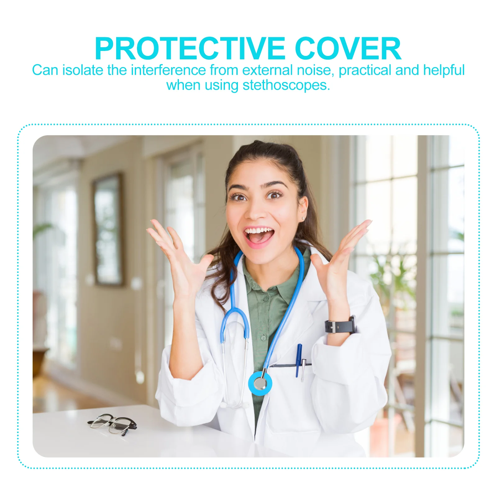 

32 pcs Stethoscope Protective Cover Stethoscope Head Cover Silicone Stethoscope Cover