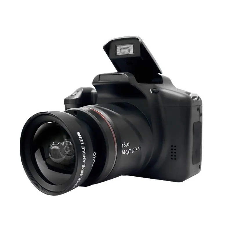 

2023 Новая профессиональная фотокамера SLR Цифровая Видеокамера Портативный 16X цифровой зум 16MP HD выход селфи камера