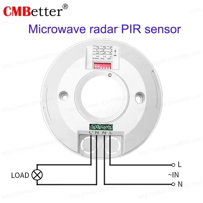 

Microwave radar PIR sensor detector intelligent switch 220v LED infrared motion automatic induction lamp delay wall switch