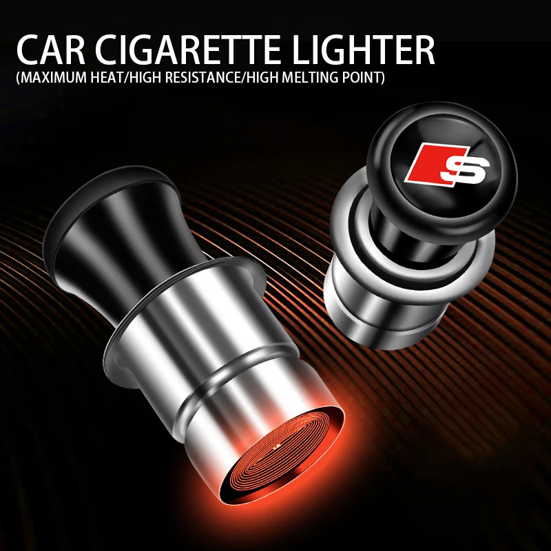 Сменная Крышка для автомобильного прикуривателя 12 в источник питания Audi Sline A3 A4 A5