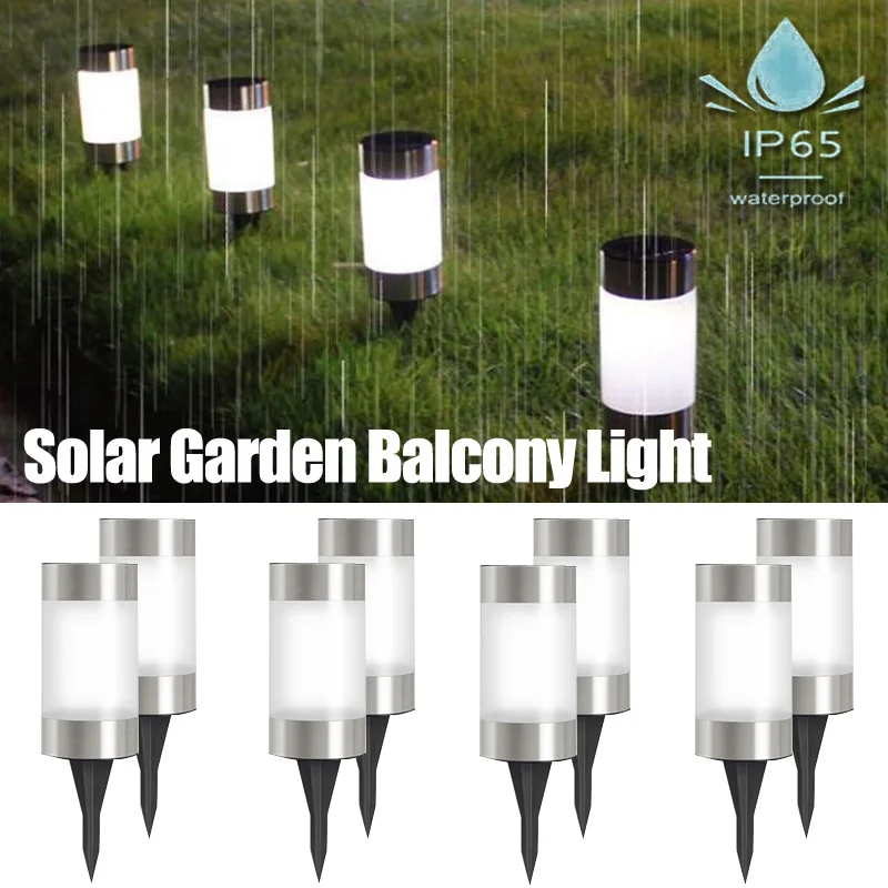 

Garden Ground Plug Solar Led Garden Light Plastic Lawn Outdoor Waterproof Balcony Polysilicon Solarpanel Courtyard Floor Lights