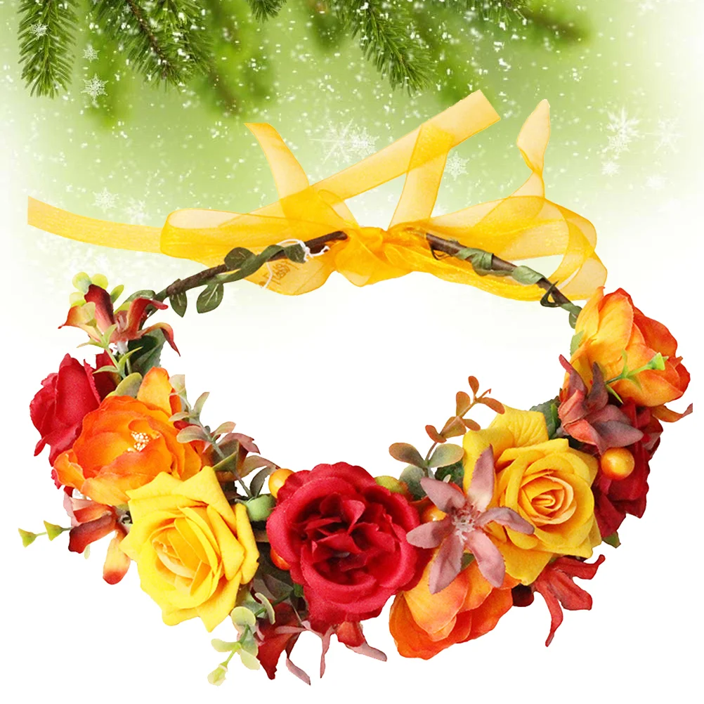 

Осенняя Тема, фотография розы, гирлянда, Модная фотография для девочек и невест, 1 шт.