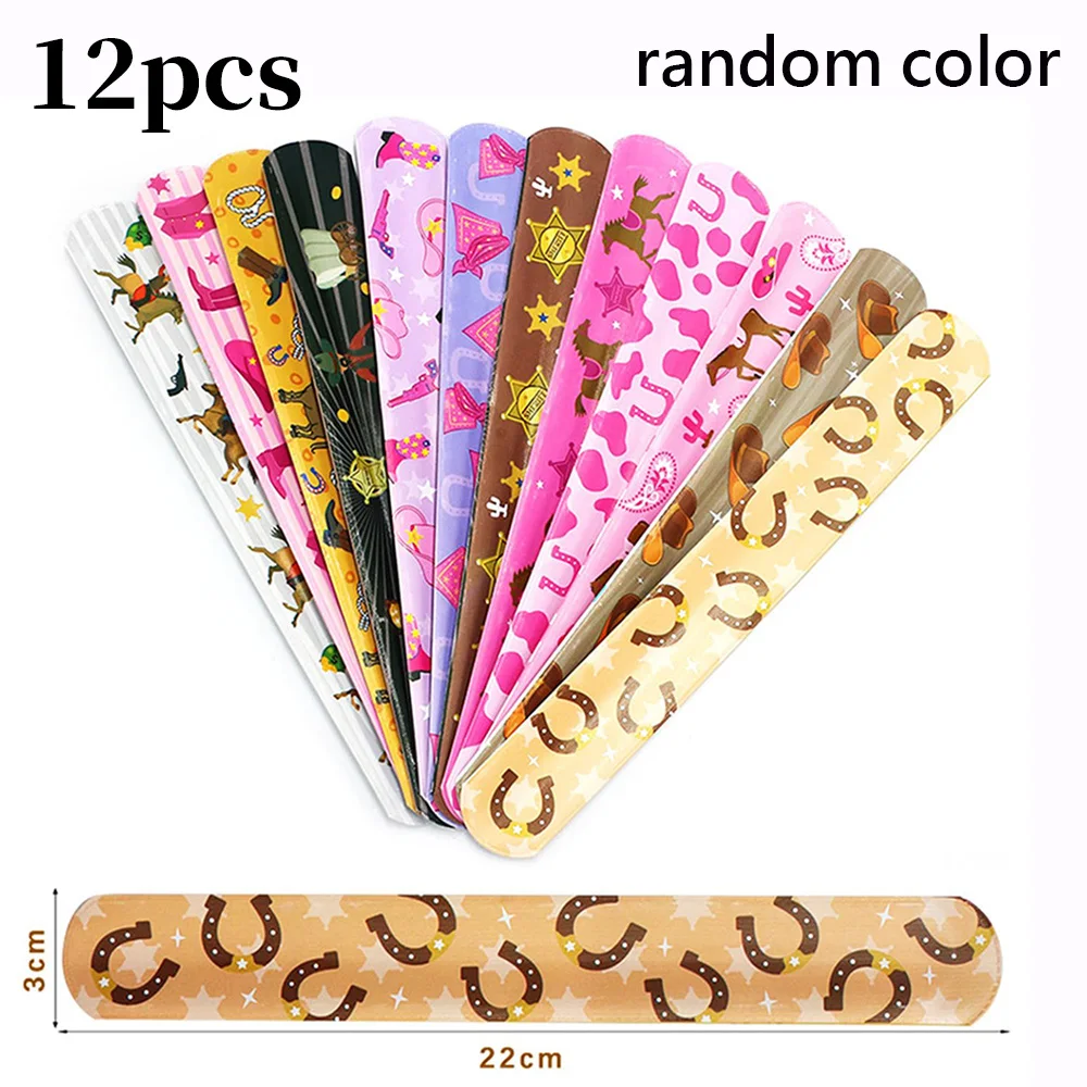 12 шт. браслеты в стиле вестерн ковбойский браслет с лошадью для вечеринок детский