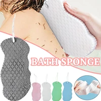 bath body shower sponge scrub exfoliator dead skin remove for adults children elasticity reusable shower brush hanging sub sale