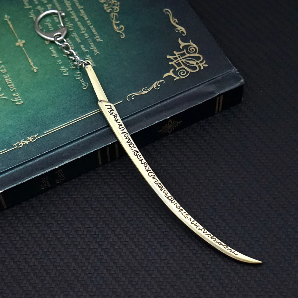 14 см кожаный кулон Рука Малинии брелок для игр 1:12 металлическое лезвие модель