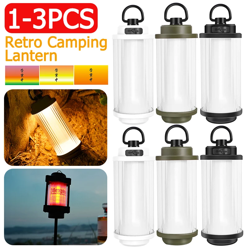 

38 Explore 38-KT Lamp Camping Lamp 3000mAh Rechargeable Dimmable Camp Lamp Waterproof Emergency Light Mini LED Lamp
