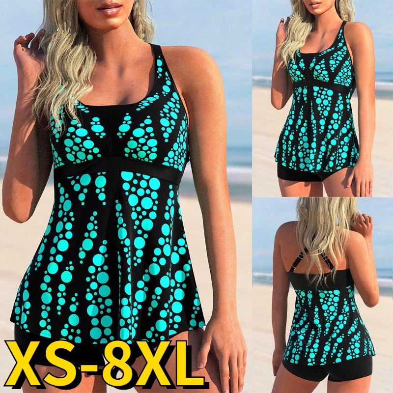 Новинка лета 2022 Модный женский сексуальный купальник в горошек с высокой талией